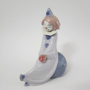 NAO Circus Love Porcelain Clown, Collectible Figurine, Handmade in Spain
